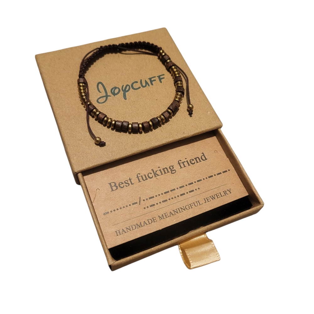 Brown Macramé Adjustable Bracelet